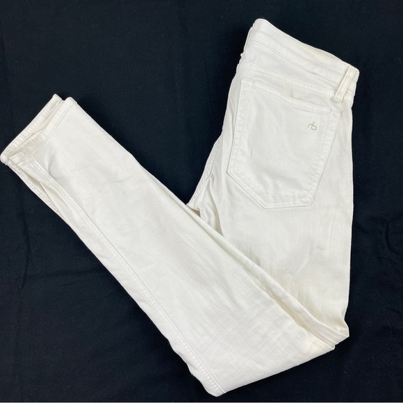 Rag & Bone Jeans Womens 24 White The Dre - Picture 1 of 13
